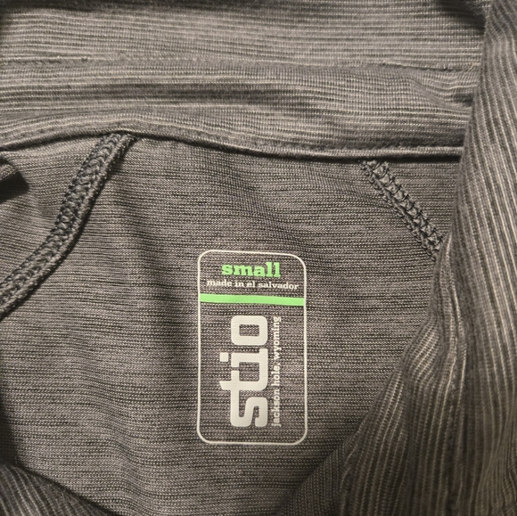 Stio IceFloe Tech Polo Shirt Gray S - Picture 3 of 6